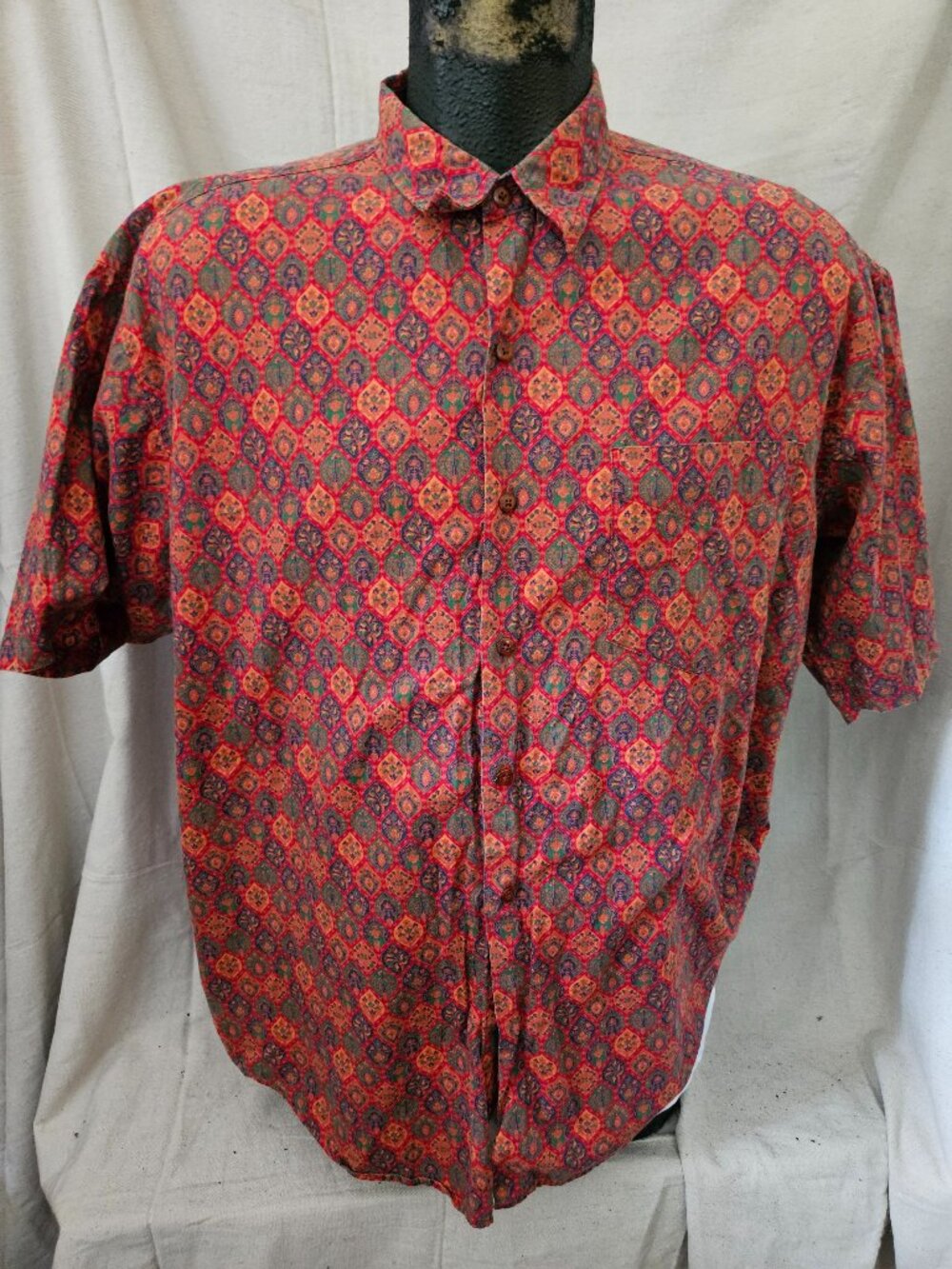 Men's Vintage 1990 Gap Boho Retro Shirt Size XL